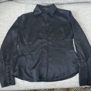 Black Silk Blouse